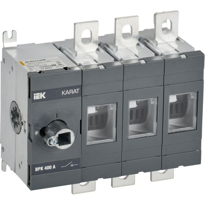 Выключатель-разъеденитель IEK KARAT ВРК KA-VR10-3-0400 без рукоятки 3п 400А